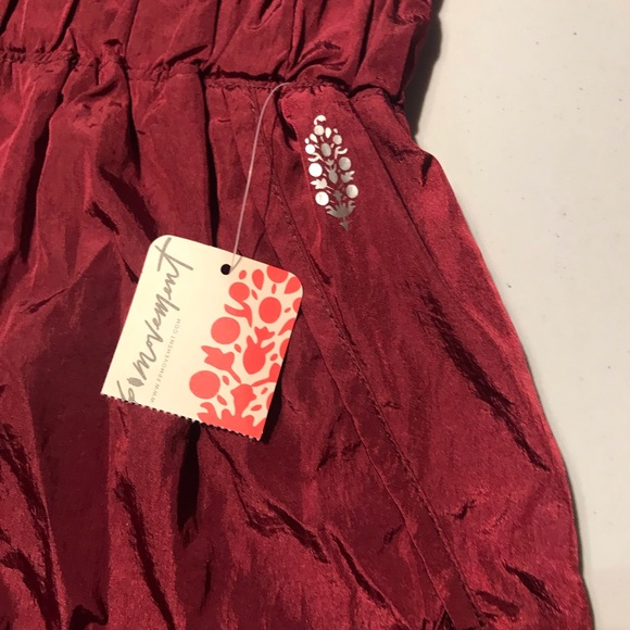 NWT Free People FP Movement The Way Home Shorts in Jasper Red Size Small - Picture 5 of 8